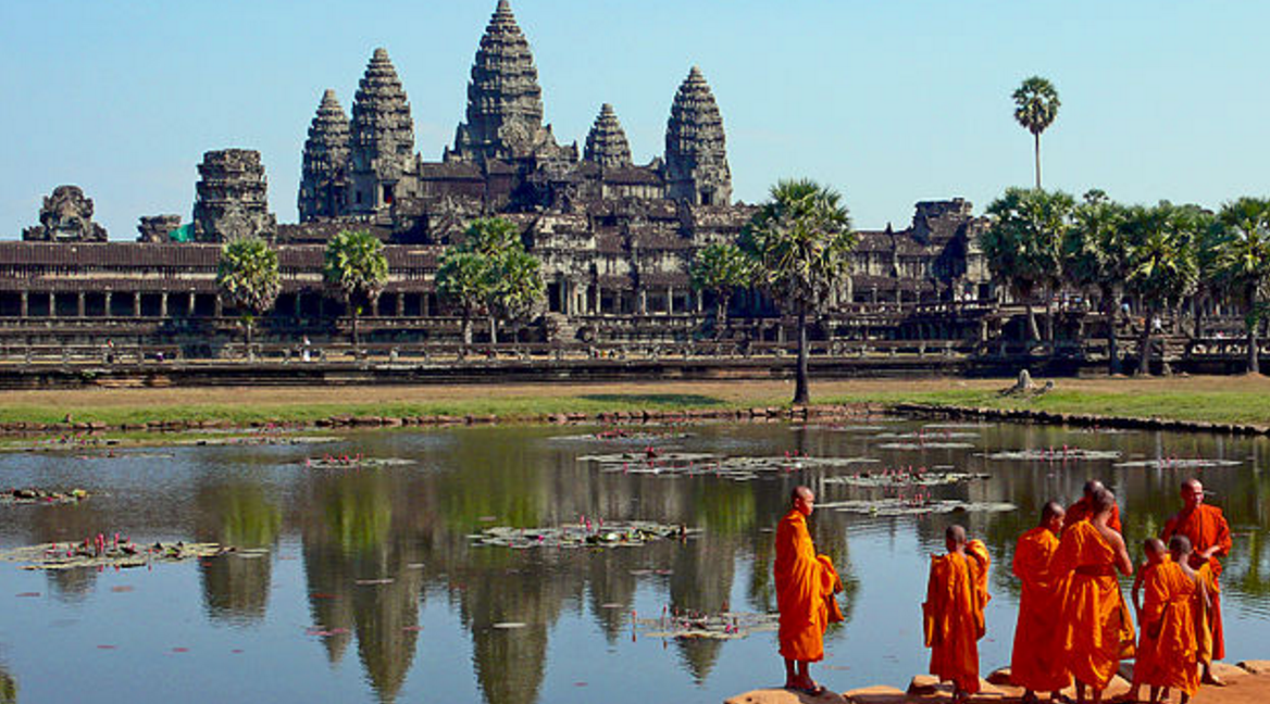 While the Northern Lights are on most travel bucket list, the temples at Angkor in Cambodia are less well-known. 