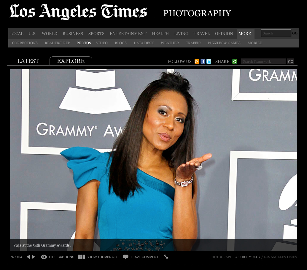 Vaja @Grammys In LA Times